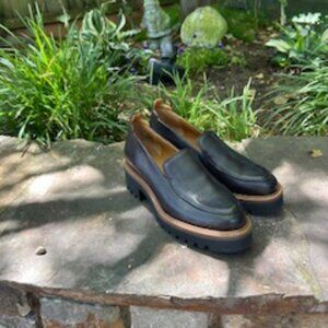 M. Gemi Light Weight Lug Loafer - Black